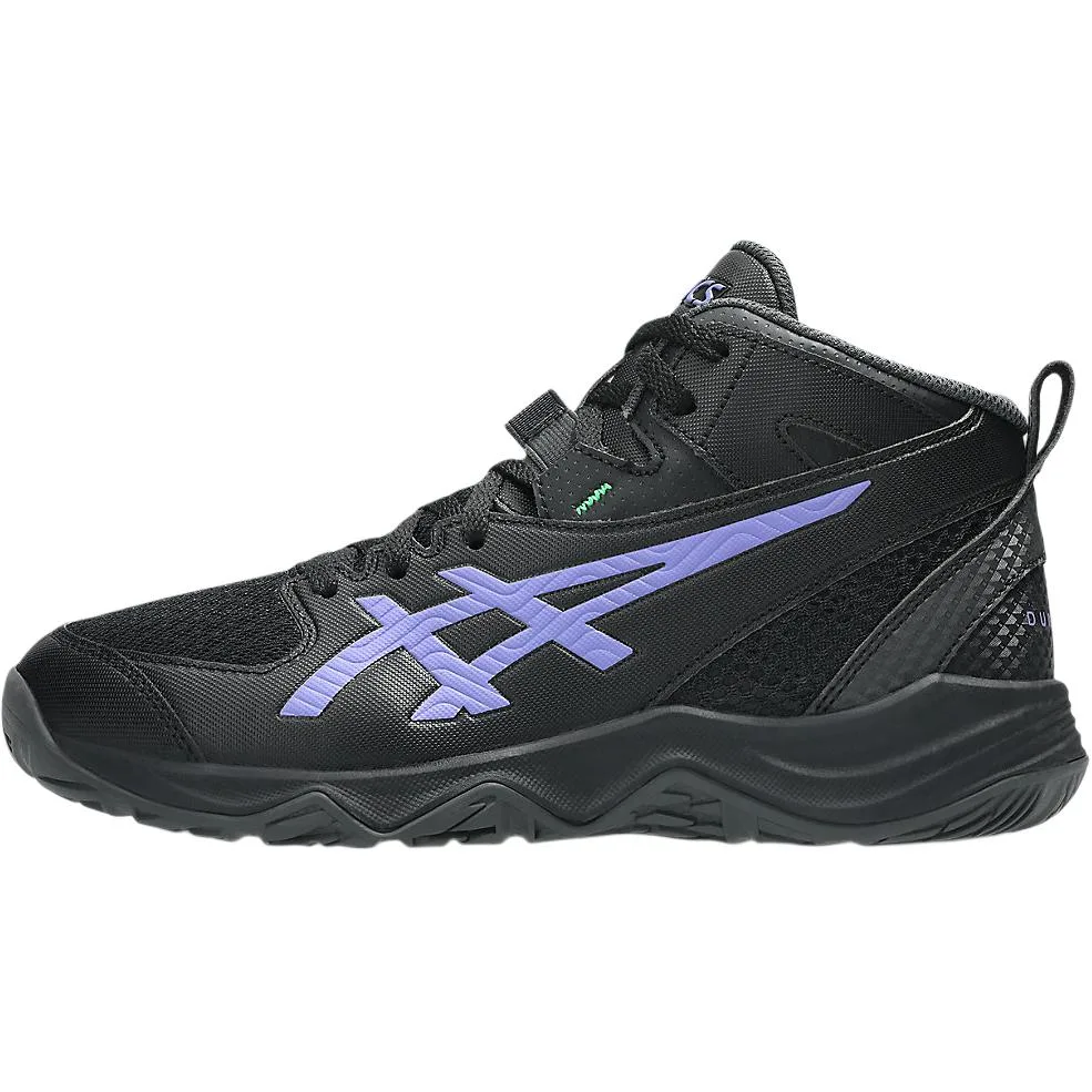 ASICS DUNKSHOT MB 10 Support Mid top детские баскетбольные кроссовки Black Purple