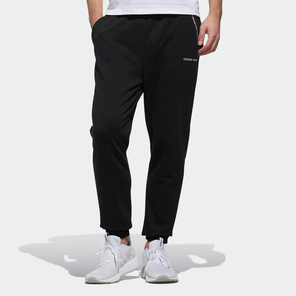 Спортивные штаны adidas neo logo Cozy Breathable Casual Sports Long Pants Black, черный — фото 2