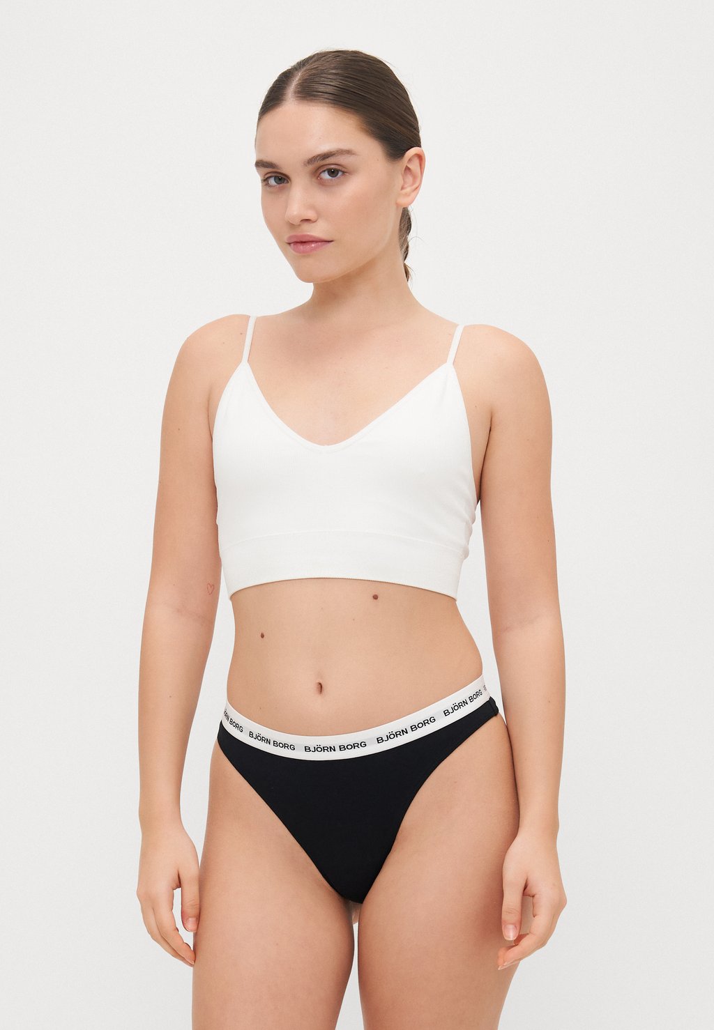 

Стринги LOGO THONG 3 PACK Björn Borg, черный