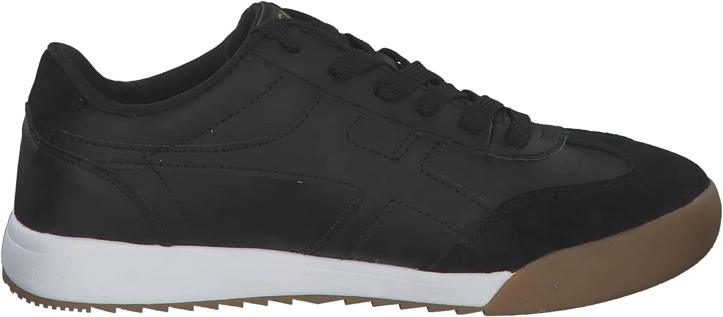 Кроссовки Skechers Herren Zinger 2.0 Manzanilla Totales, Black Duraleather Suede — фото 3