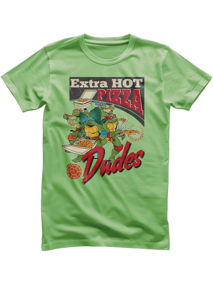 

Teenage Mutant Ninja Turtles Футболка "Extra Hot Pizza Dudes T-Shirt" зеленого цвета, Зеленый, Teenage Mutant Ninja Turtles Футболка "Extra Hot Pizza Dudes T-Shirt" зеленого цвета