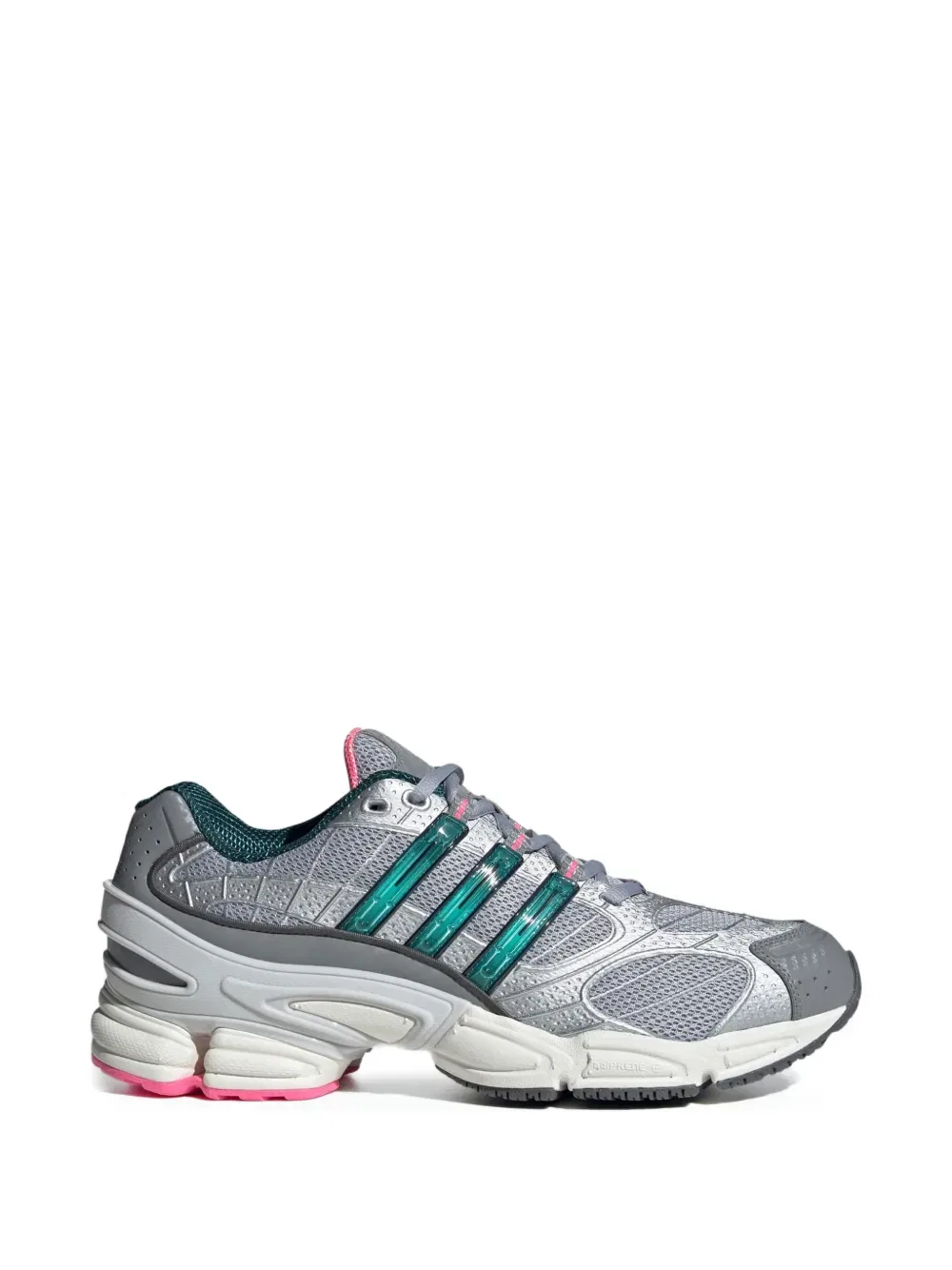 Кроссовки Ozweego pro с тремя полосками Adidas, серебро