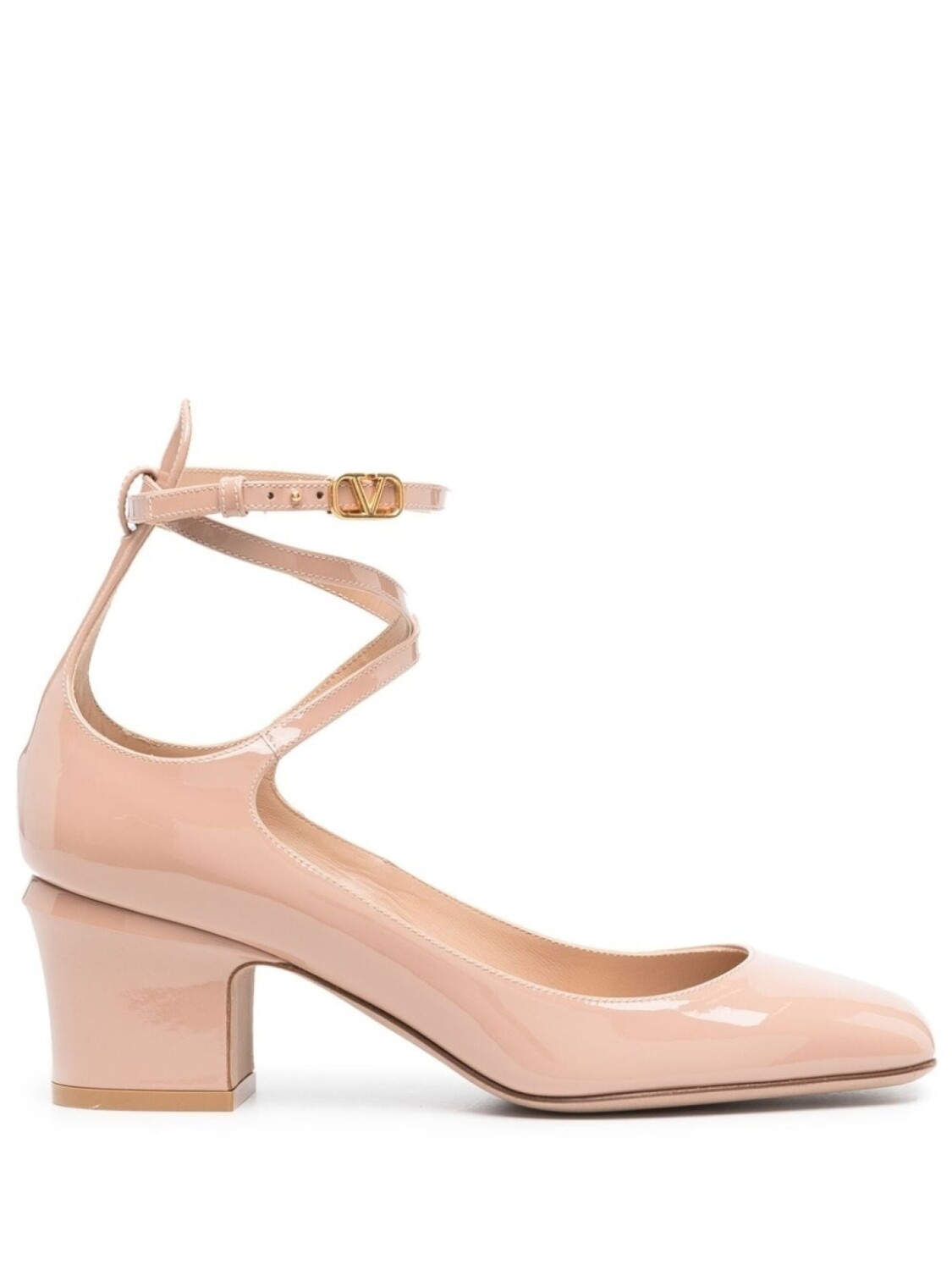 

Valentino Garavani лакированные туфли Tan-Go 60, розовый