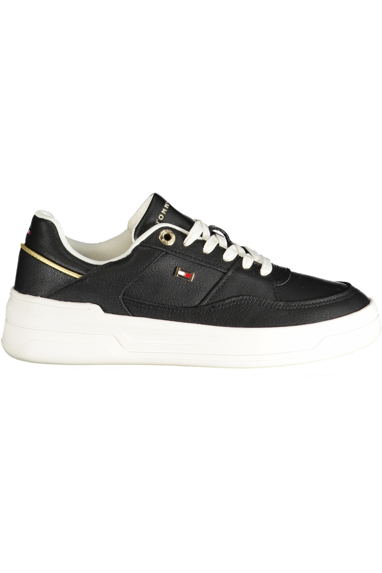 Кроссовки спортивные женские Tommy Hilfiger, черный / золотой