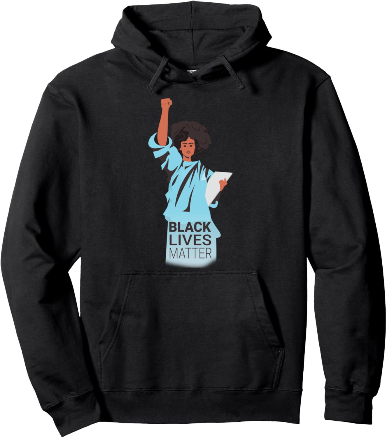 

Толстовка с изображением Статуи Свободы и надписью Black Life Issues Anti-Rasism Black Lives Matter Anti-Racism Protest Gift Shop, черный