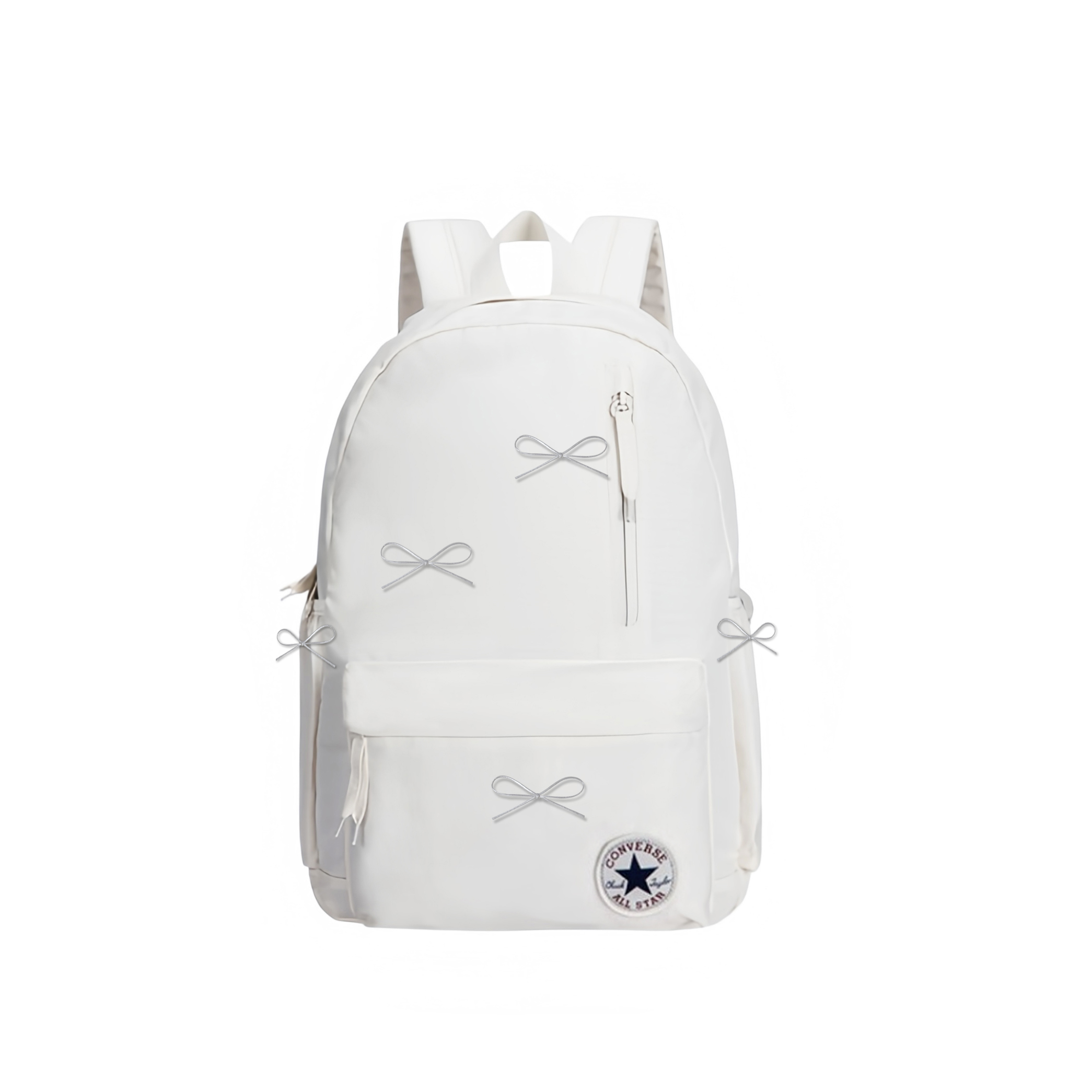 

Converse Полиэстеровый рюкзак средний женский градиентный синий, Bowknotism-White Silver