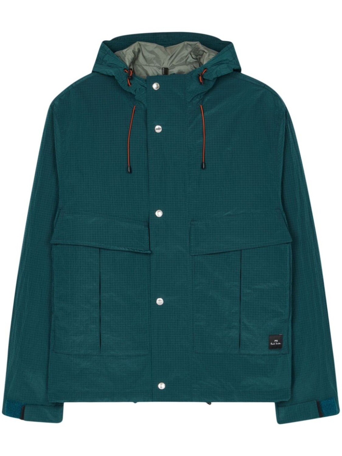 

Куртка с капюшоном из рипстопа PS Paul Smith, зеленый