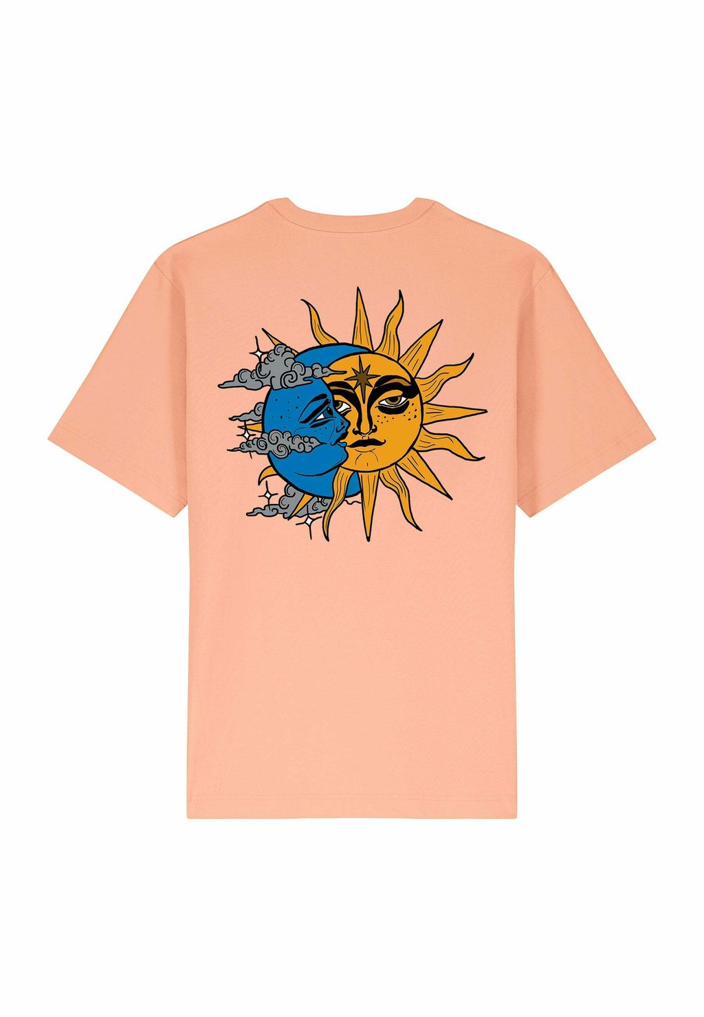 

Футболка с принтом LUNAR BACK UNISEX HEAVYWEIGHT TEE Mira Paris, светло-розовый