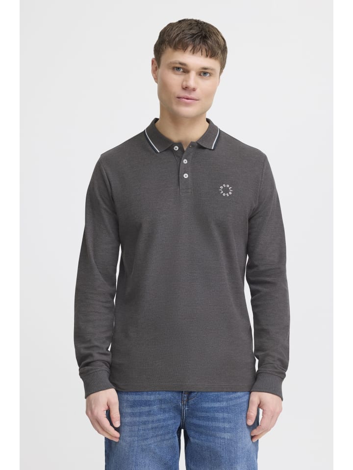 

Рубашка-поло !SOLID, серый