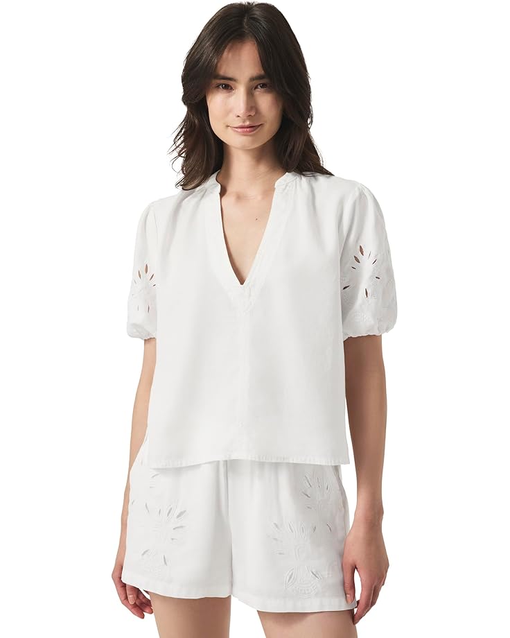 

Блуза Splendid Cayden Embroidered Blouse, белый