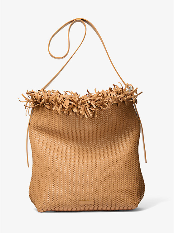 

Сумка-Хобо из кожи ручной работы Kiera Michael Kors, оранжевый