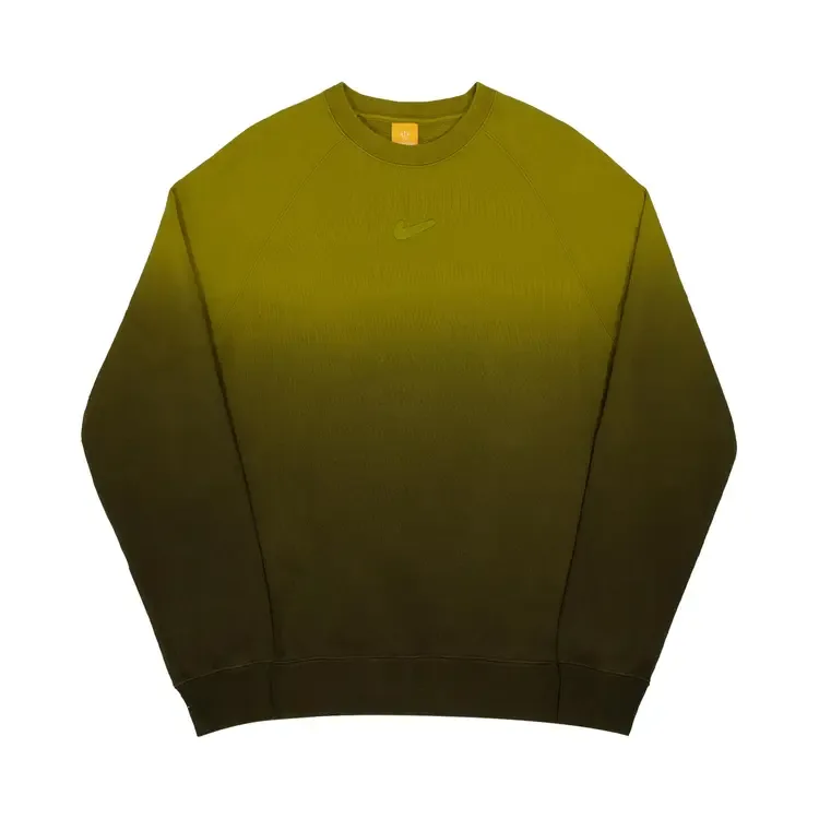 Nike NOCTA Fleece CS Crew 'Moss', зеленый