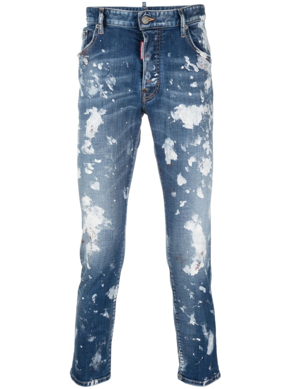 

Dsquared2 джинсы с эффектом разбрызганной краски, синий