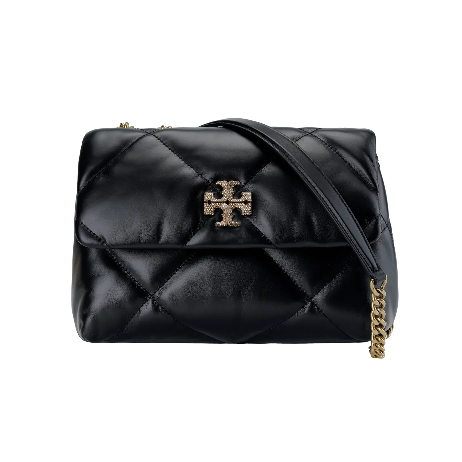 

TORY BURCH Сумка через плечо Kira Nappa Leather, маленькая женская, черная