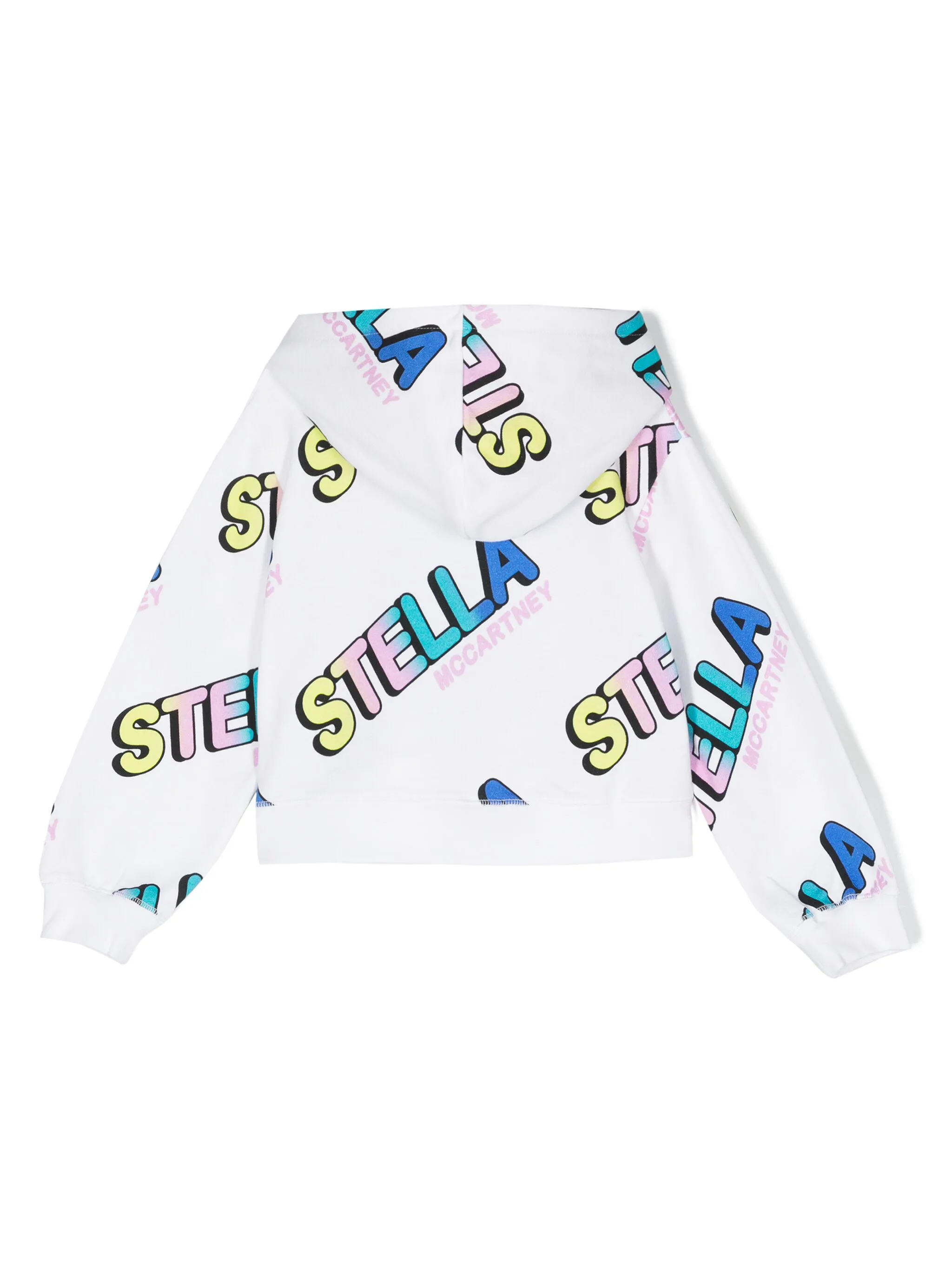 Худи с логотипом Stella Mccartney Kids, белый — фото 2