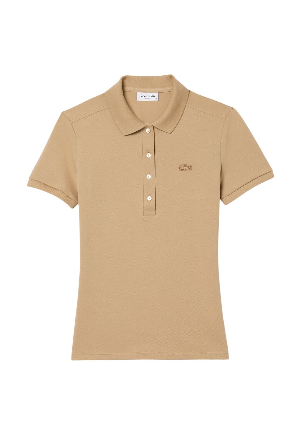 

Поло Lacoste, бежевый