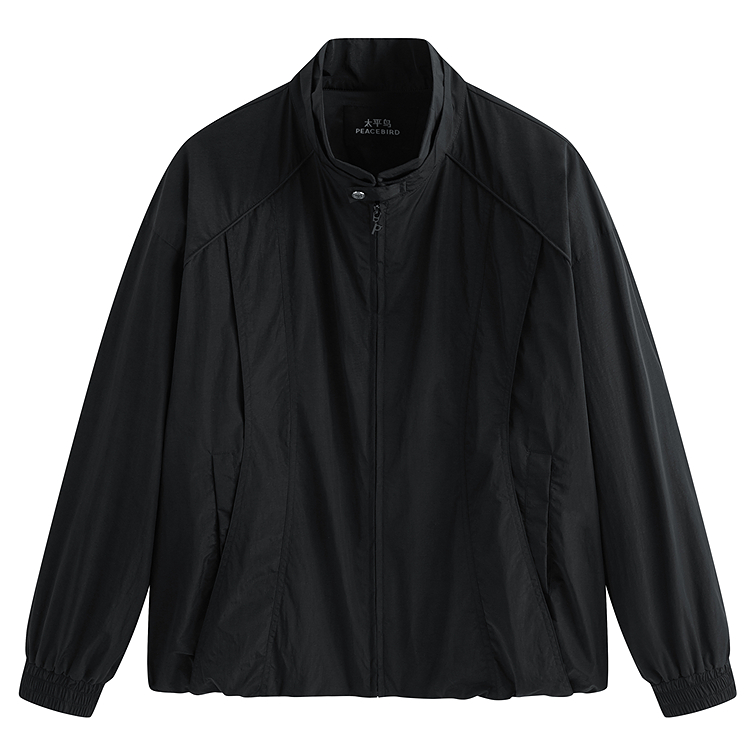 

Куртка мужская Stand Collar Loose Fit Executive PEACEBIRD MEN, черный 1