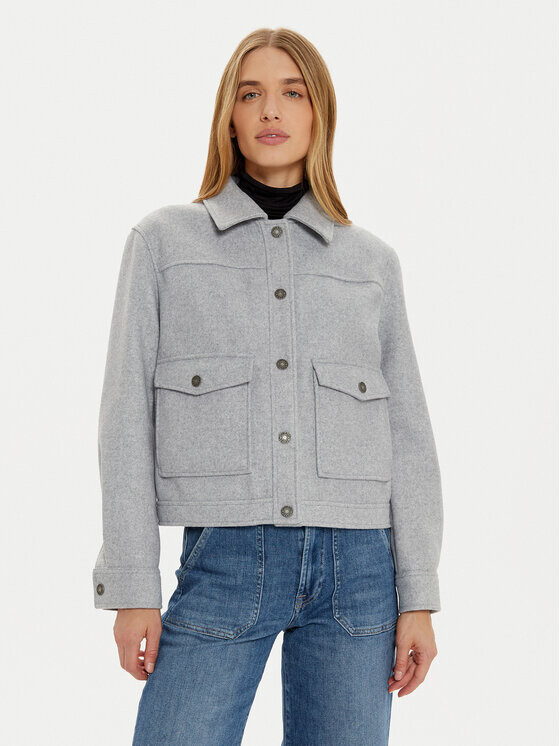 

Переходная куртка стандартного кроя Guess, серый