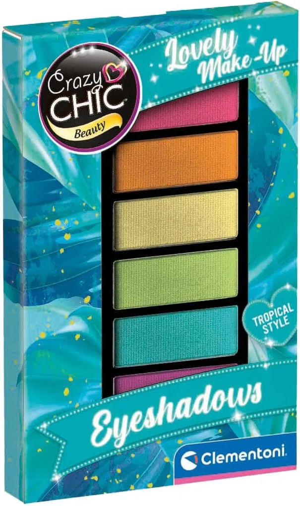 Палетка теней для век Crazy Chic, 6 оттенков