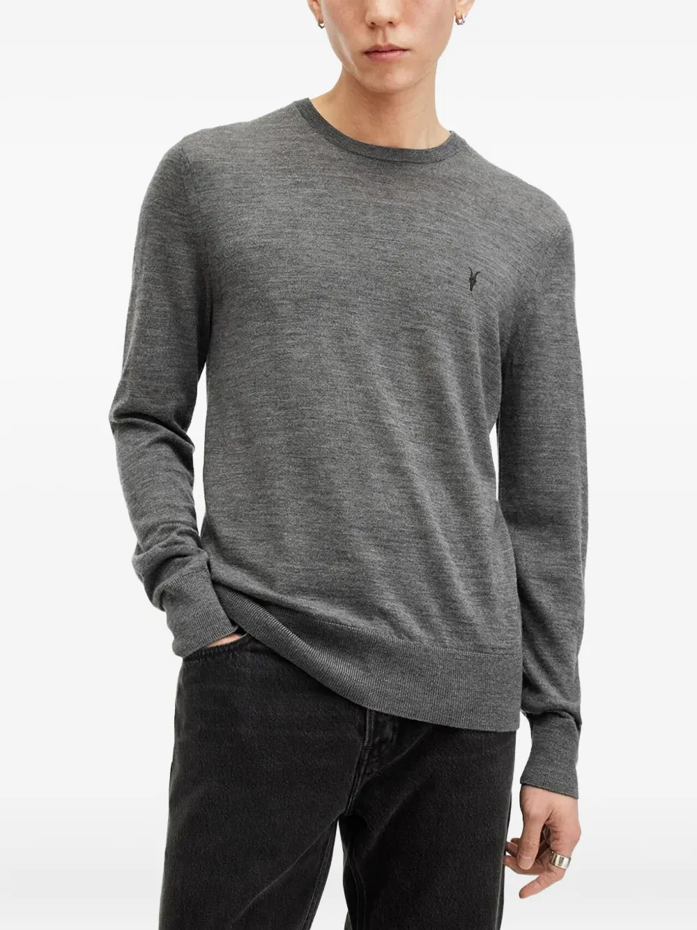 

Джемпер из мериносовой шерсти Allsaints, серый