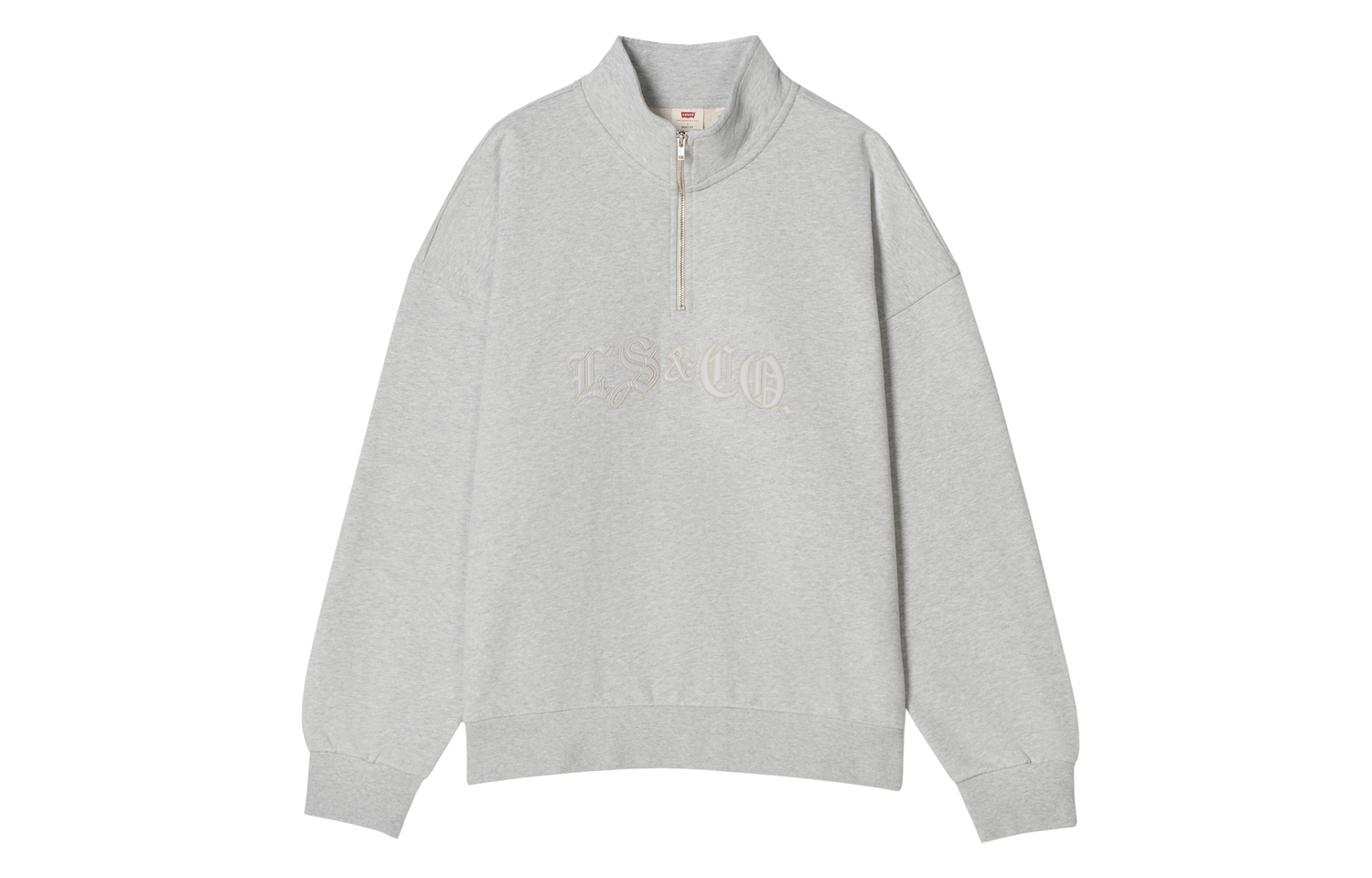 

Levis Свитшоты Unisex серый Stand Collar Moderate