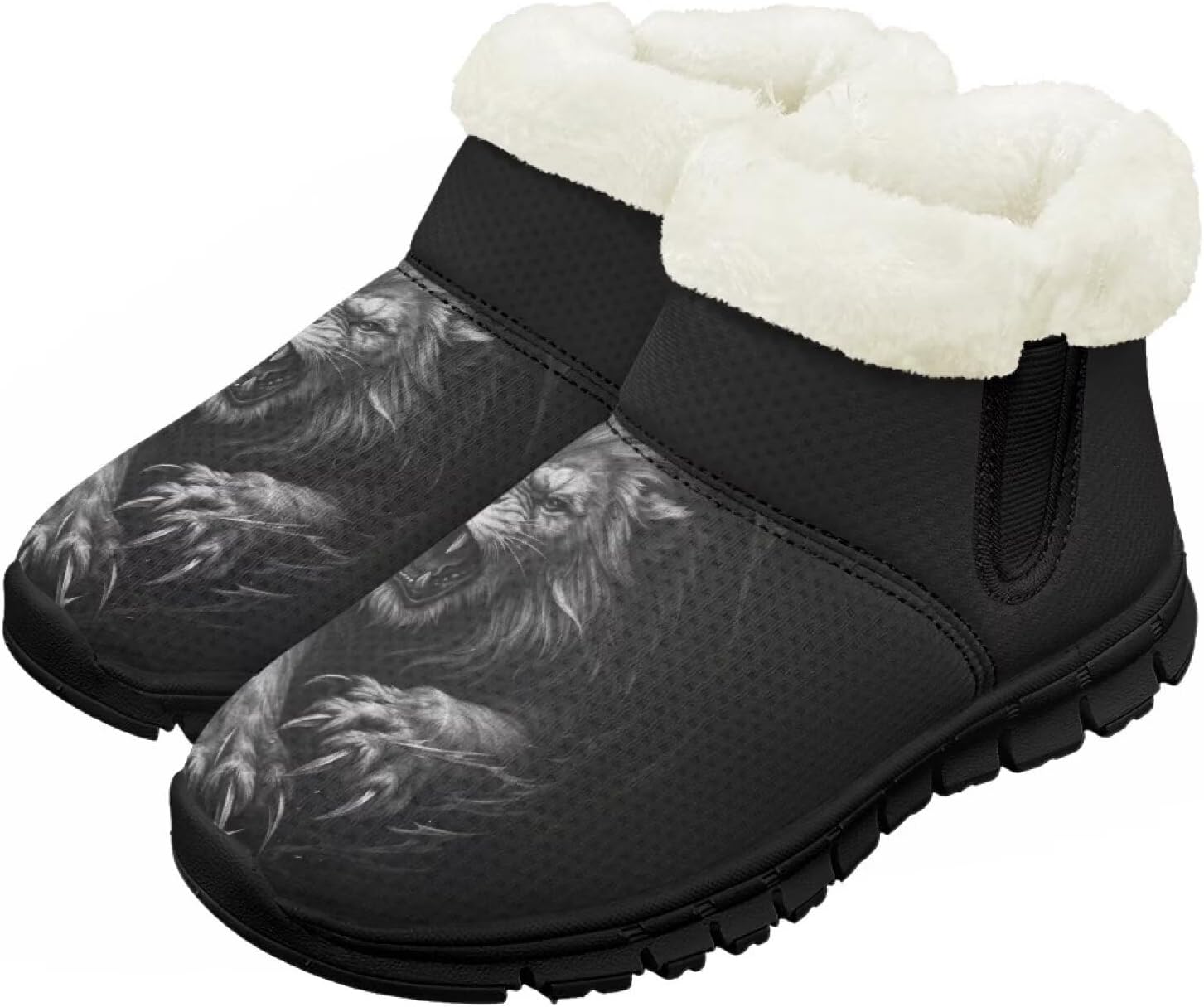 

Девочки Мальчики Ботинки Детские Снег Зимние Ботинки Для Улицы На Щиколотку Теплые Без Шнуровки С Искусственным Мехом Легкая Обувь Chririnla, Dragon