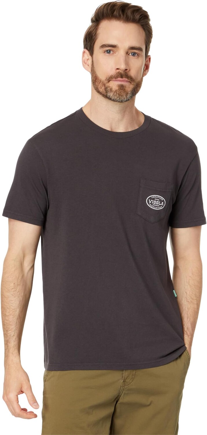 

Футболка VISSLA Buckled Short Sleeve Pocket Tee, цвет Phantom