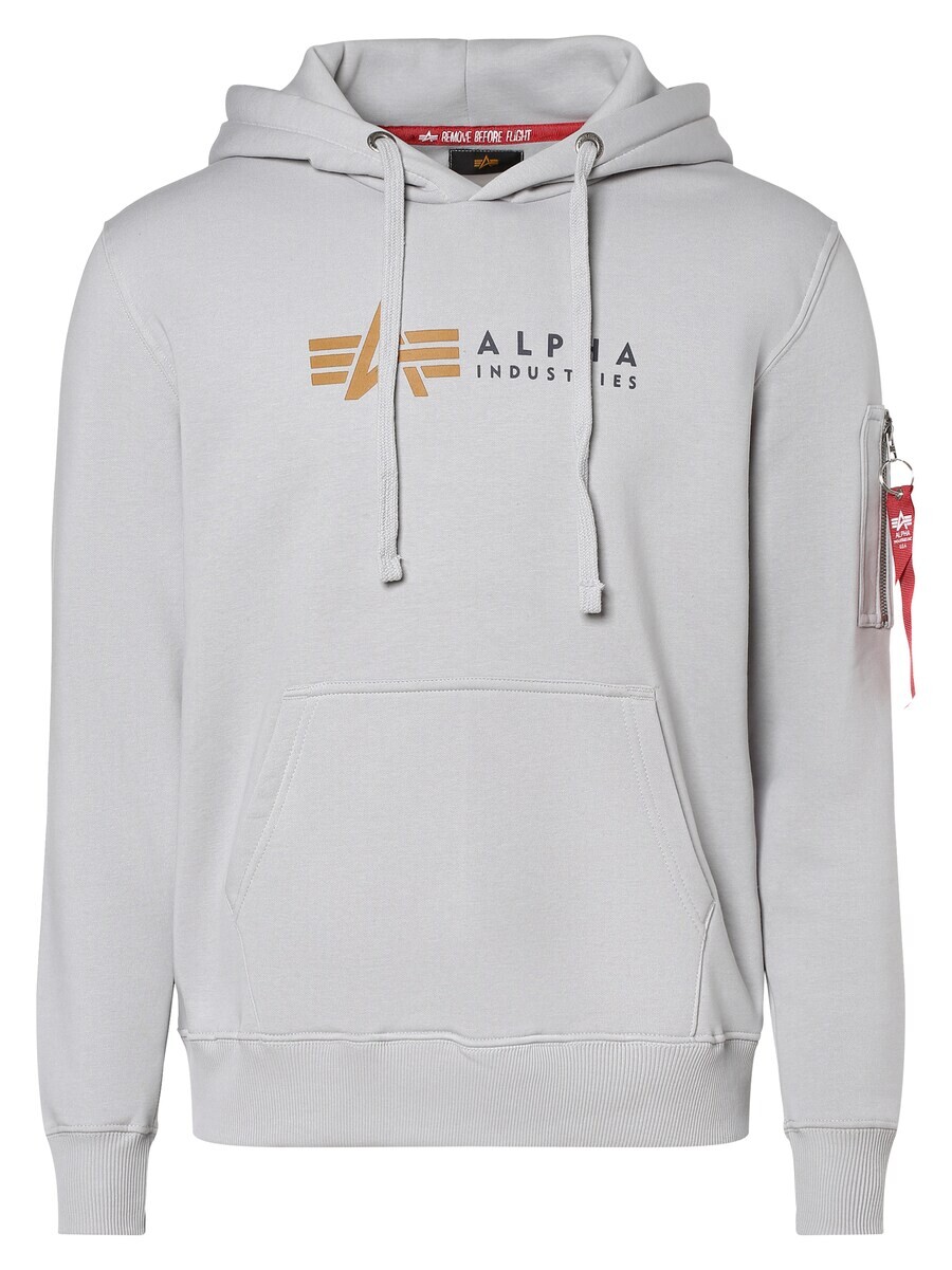 

Толстовка Alpha Industries, светло-серый