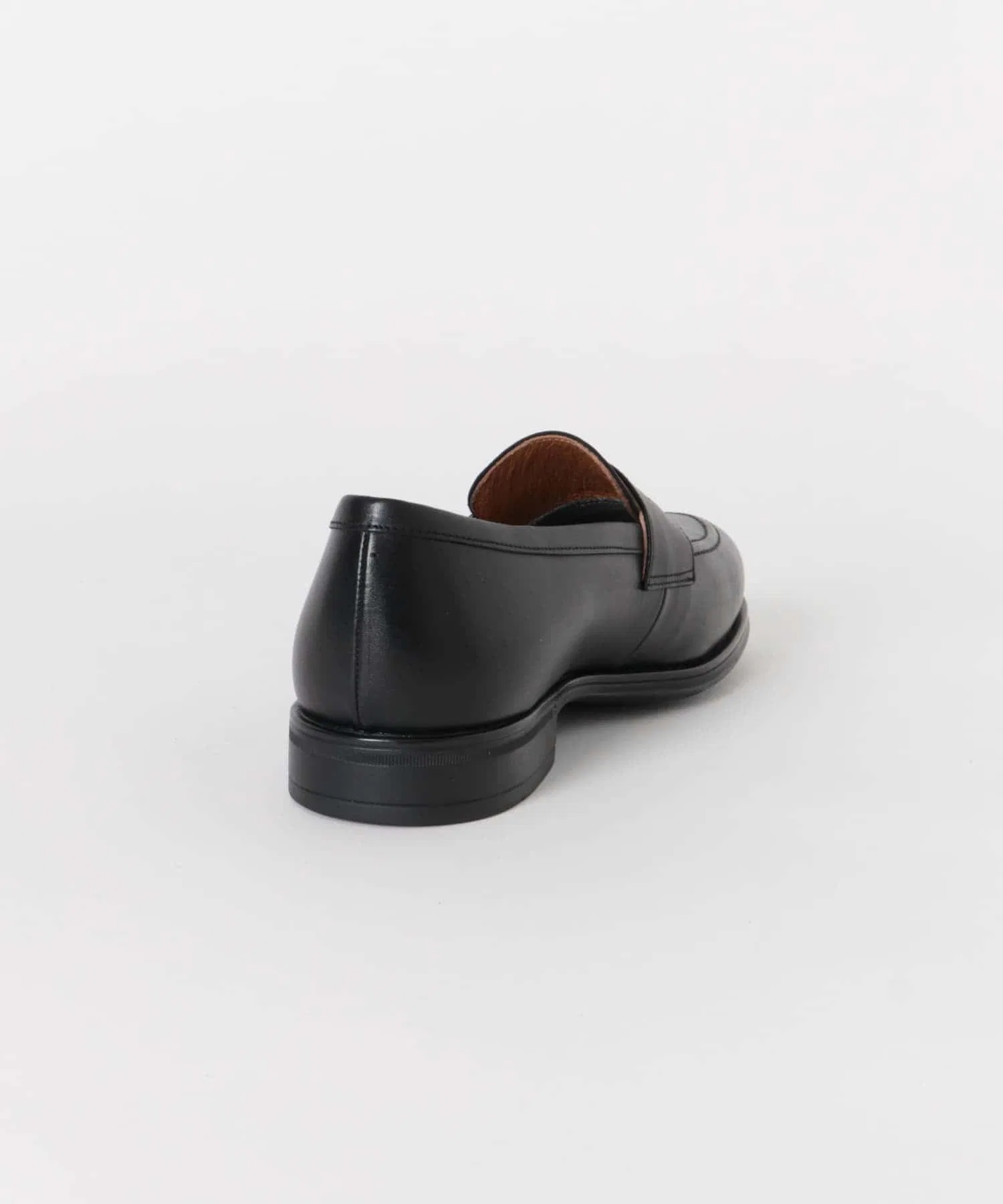 Мужские кожаные лоферы URBAN RESEARCH DOORS LIFE STYLE TAILOR чёрные — фото 4