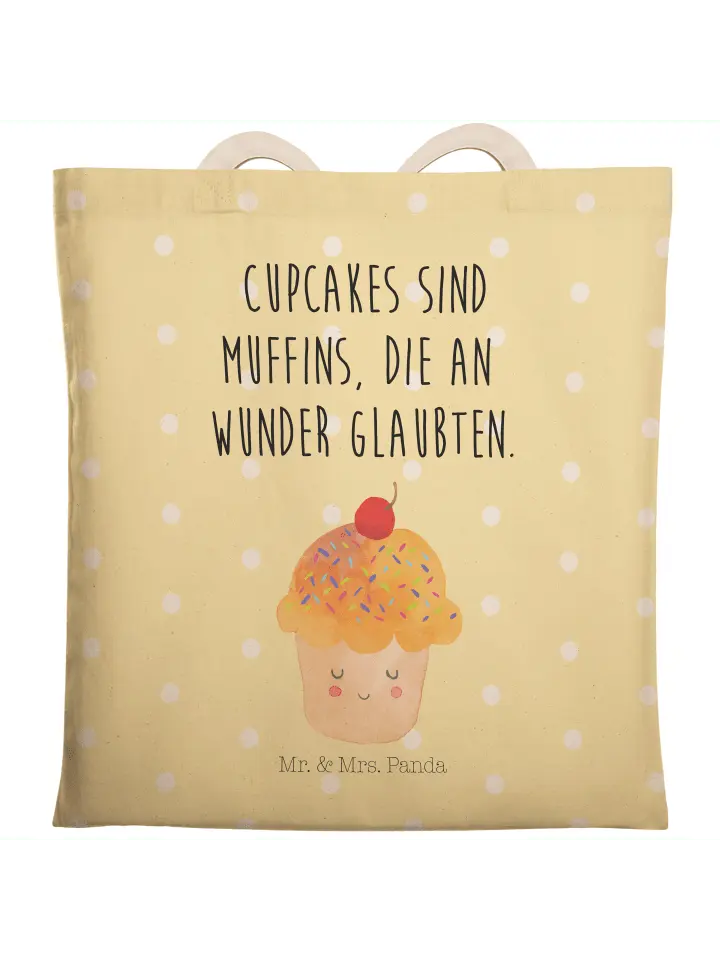 

Шоппер Mr. & Mrs. Panda, желтый пастельный