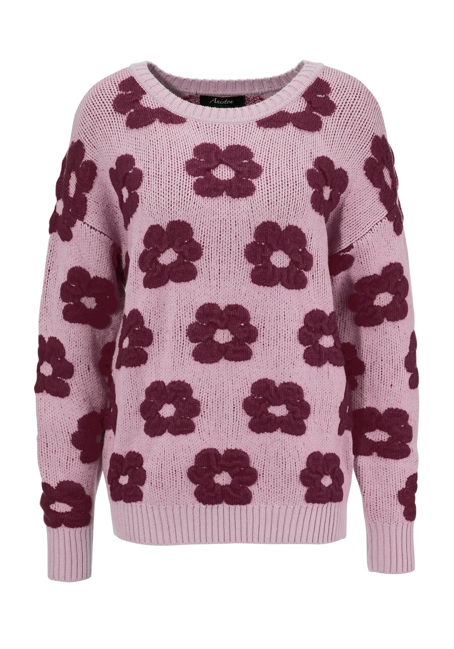 

Тонкий вязаный свитер Aniston CASUAL Sweater, цвет aubergine/lilac