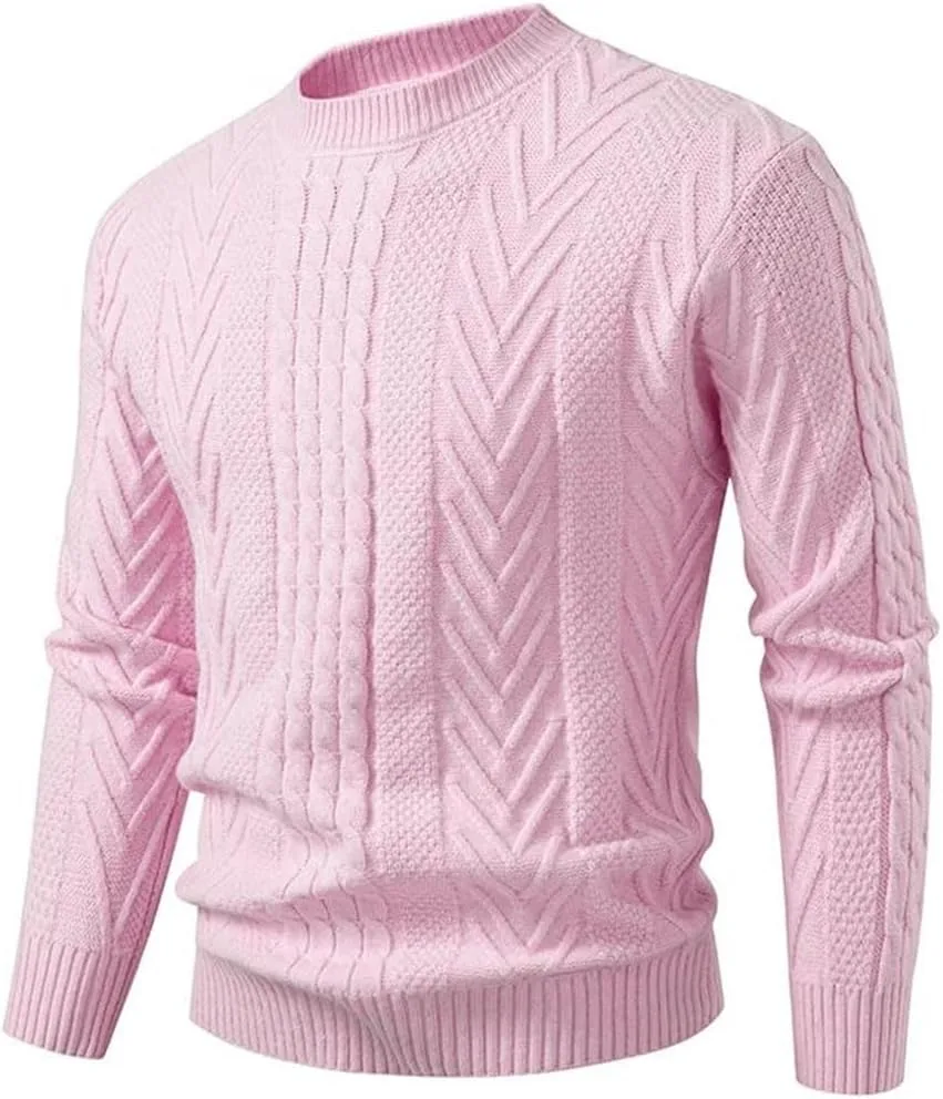 Мужской свитер O-Neck Pullovers Youthful Vitality Slim Fit — фото 3