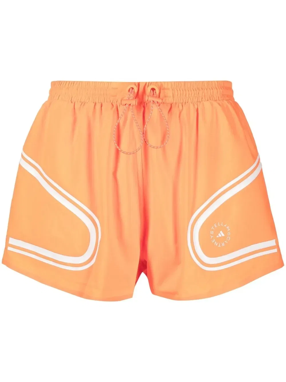 Спортивные шорты TruePace Adidas by Stella McCartney, оранжевый