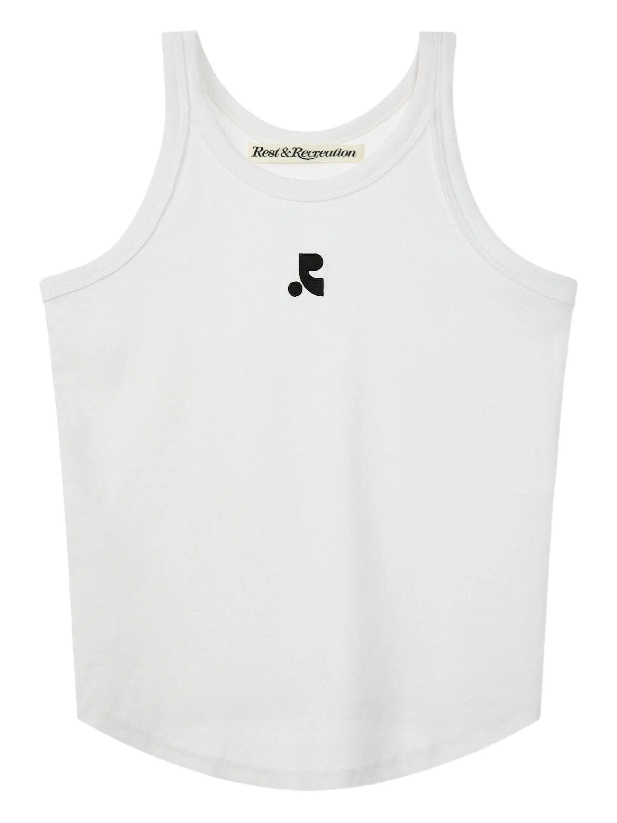 

Спортивный топ с асимметричным подолом Rest&Recreation, белый