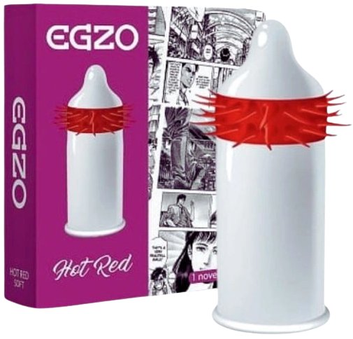

EGZO COCKY FRIEND ФИОЛЕТОВЫЙ ЯРКО-КРАСНЫЙ - МЯГКИЙ 1 ШТ
