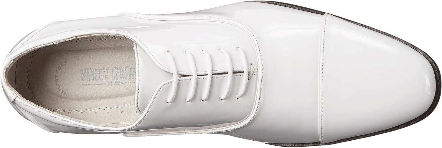 Оксфорды Gala Cap Toe Oxford Stacy Adams, цвет White Patent — фото 2