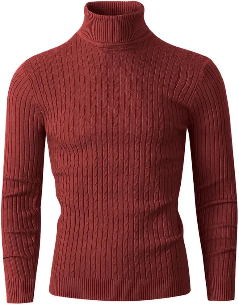 Мужской пуловер Casual Slim Fit с длинными рукавами — фото 4