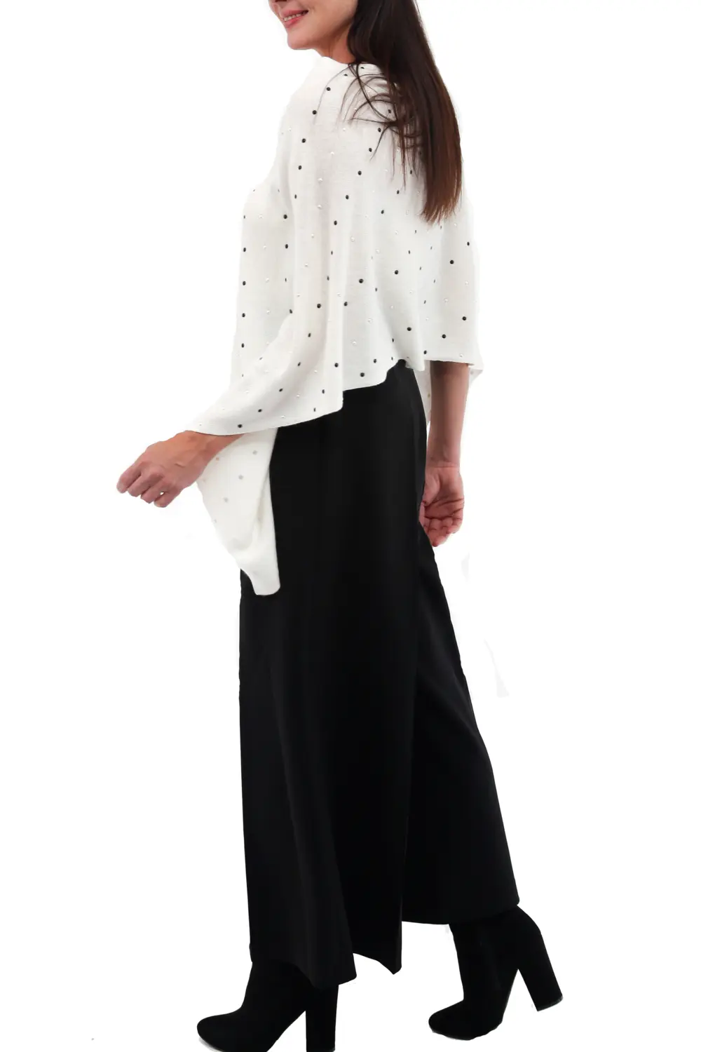 

Топ из смеси кашемира с жемчугом In2 by InCashmere, whisper white