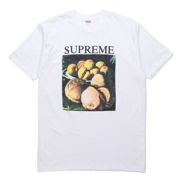 

Футболка fw18 still life tee white printing short sleeve Supreme, белый
