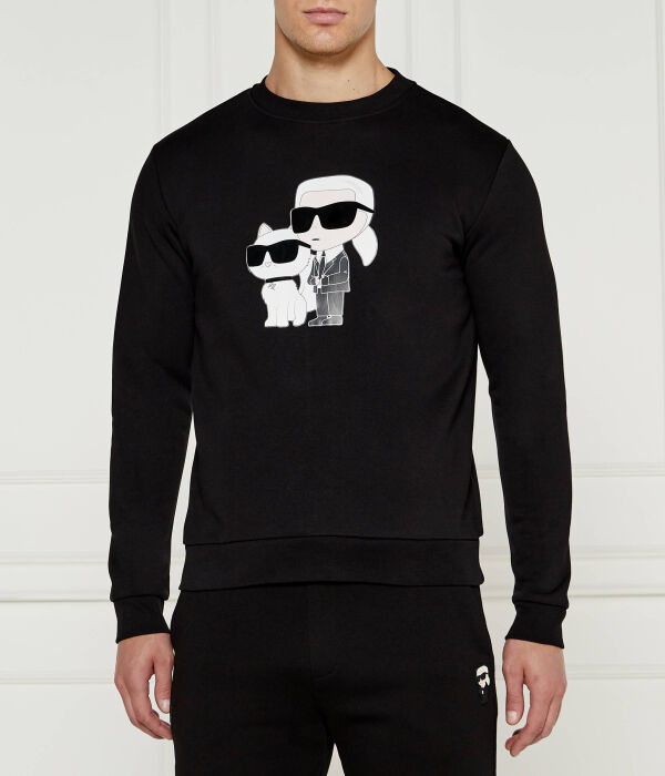 

Толстовка мужская Karl Lagerfeld Regular Fit, черный / белый