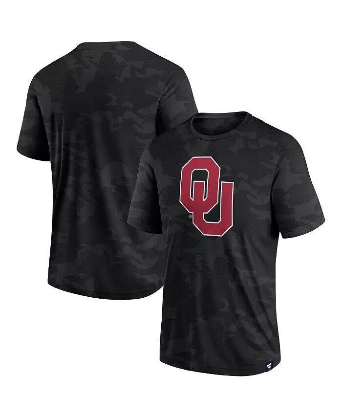 

Мужская черная футболка с камуфляжным логотипом Oklahoma owners Fanatics