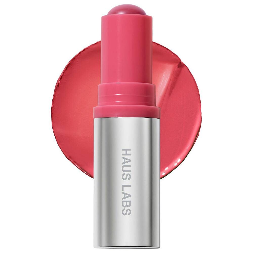 

HAUS LABS BY LADY GAGA Color Fuse Longwear Увлажняющий стеклянный бальзам для губ и румян для щек, цвет Glassy Rosette