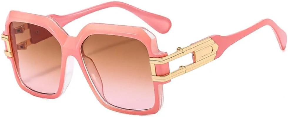 

Большие квадратные солнцезащитные очки для женщин, роскошные солнцезащитные очки в винтажном стиле, защита от ультрафиолета UV400, розовые, один размер LVTFCO, Pink