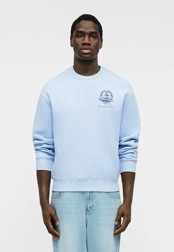 

Комфортная толстовка place de la concorde Maison Kitsuné, Pure Blue Melange, Синий, Комфортная толстовка place de la concorde Maison Kitsuné, Pure Blue Melange