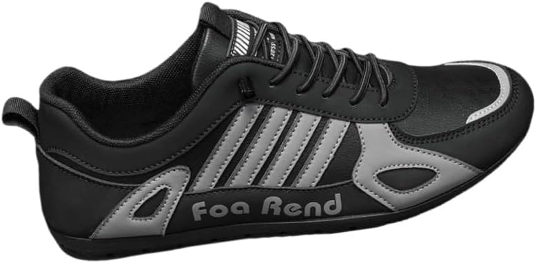 

Мужские легкие спортивные кроссовки для бега - противоскользящие и прочные. Ретро-стиль. Мягкая подкладка Fmshi, черный