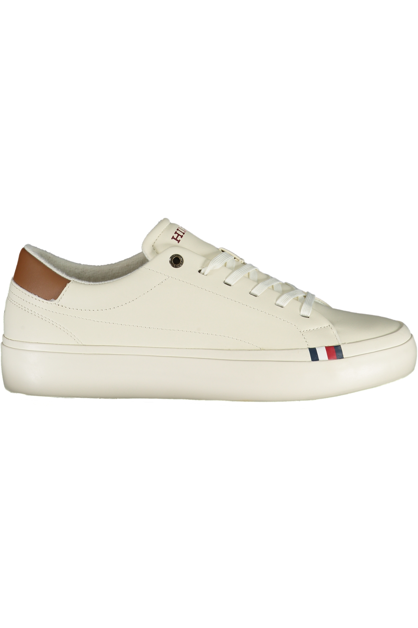 

Кроссовки мужские спортивные Tommy Hilfiger, белый / коричневый