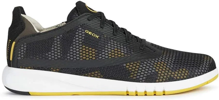 Мужские кроссовки Geox U AERANTIS D-Print Mesh, Light Yellow — фото 4