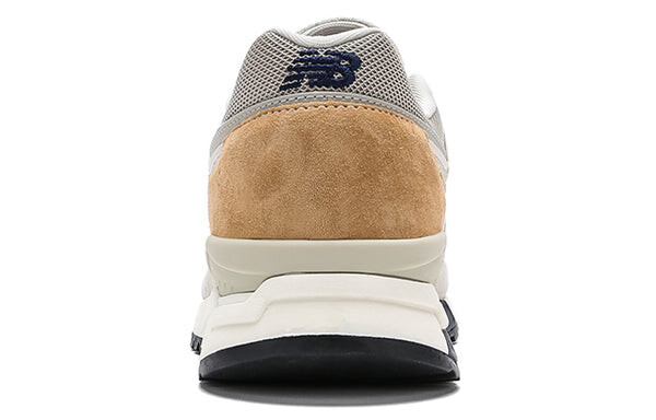 Кроссовки newbalance 997 shoes коричневые New Balance, серый — фото 4