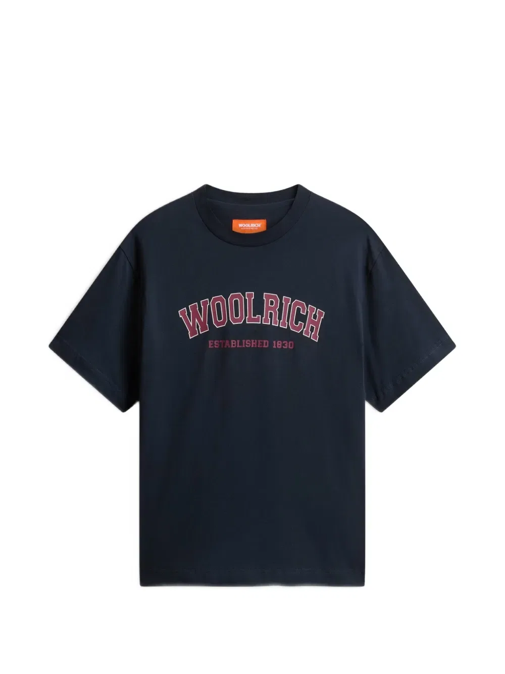 Футболка с круглым вырезом и логотипом Woolrich, синий