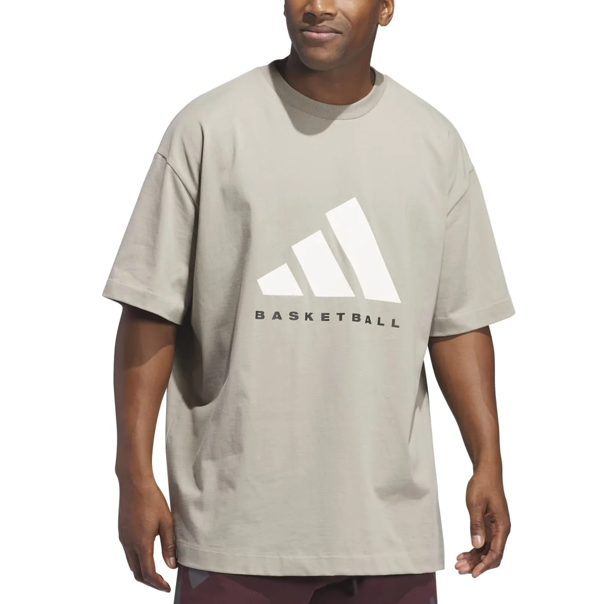 Футболка Adidas ONEADI BB 'Beig' — фото 2